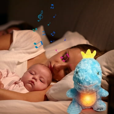 Toys 50% Off Clear! Baby Sound Machine Soothe Plush Toy Portable Baby Sleep Soothers with Rhythmic Motion and Lights Music,Baby Shower Gifts