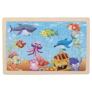 Toys 50% Off Clear! Puzzles for Kids Ages 3-5, 24 Piece Colorful Wooden Puzzles for Toddler Children Learning Educational Puzzles Toys for Boys and Girls