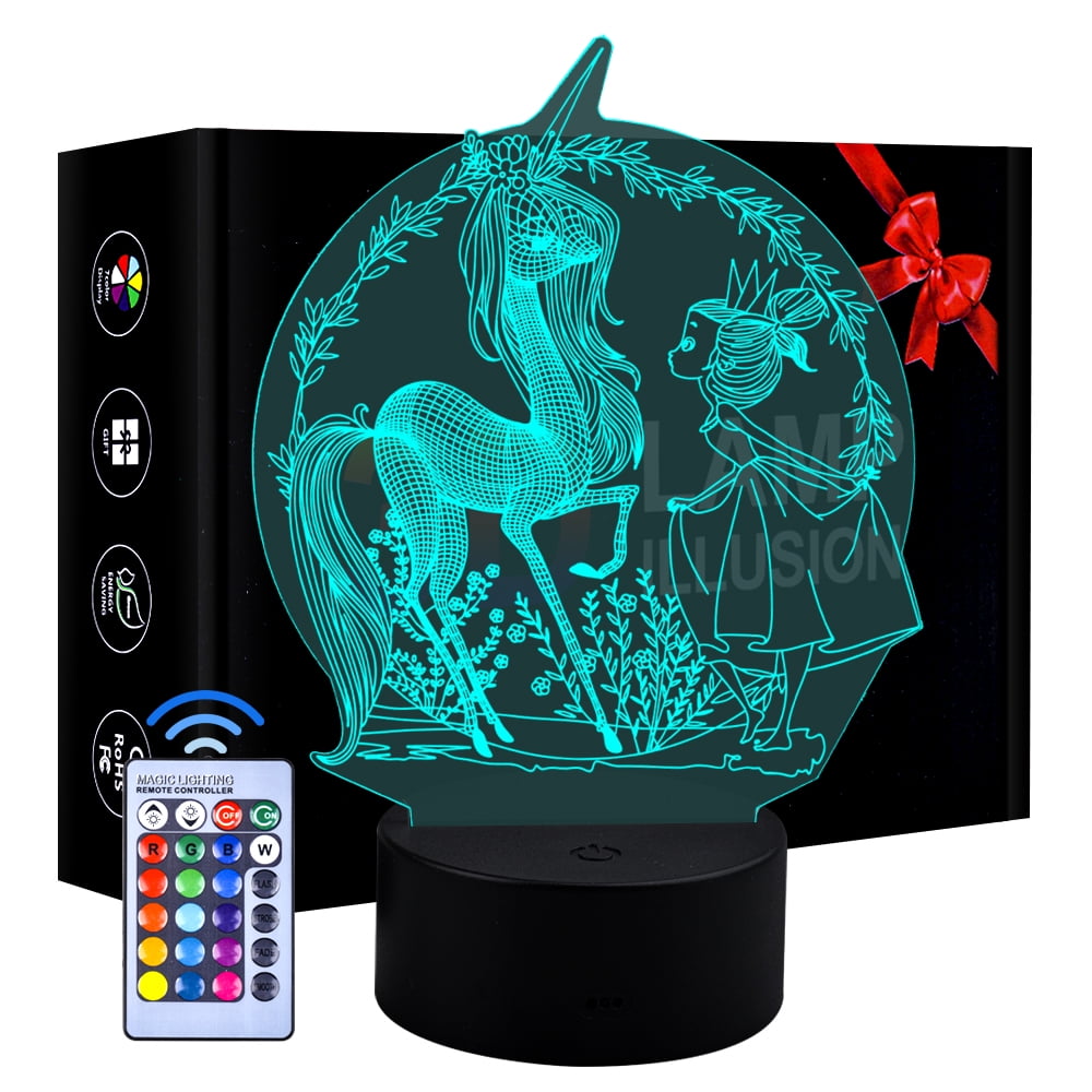 Toys for 6 7 Year Old Girls, Night Light Birthday Gifts for Kids Age 4