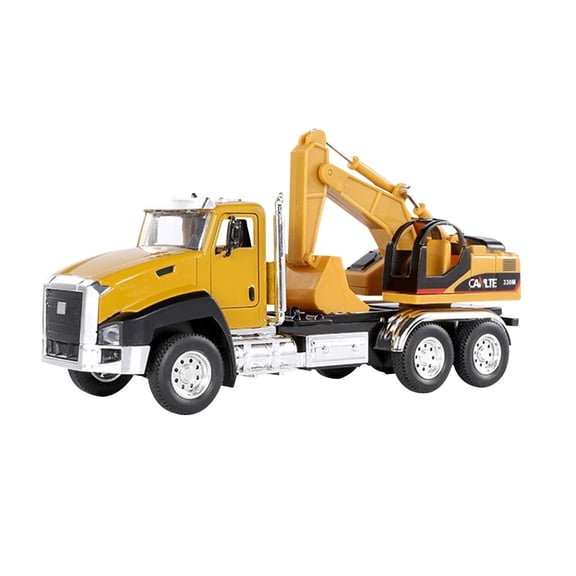 Toys Big C1earance SAVlNGS! SRUILUO 4 Pack Friction Powered Construction Vehicle Toys Toy Trucks Toy Car Toys for 3+ Year Old Boys Gir1s STEM Gift Birthday Party Chrismas