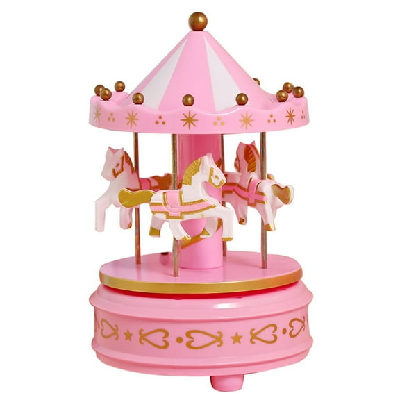 Toys Big C1earance SAVlNGS! SRUILUO Carousel Music Box Cake Decoration Birthday Gift Chi1dren Boutique Toys Music Box Student Gift Boys and Gir1s Christmas Gift Birthday Gift