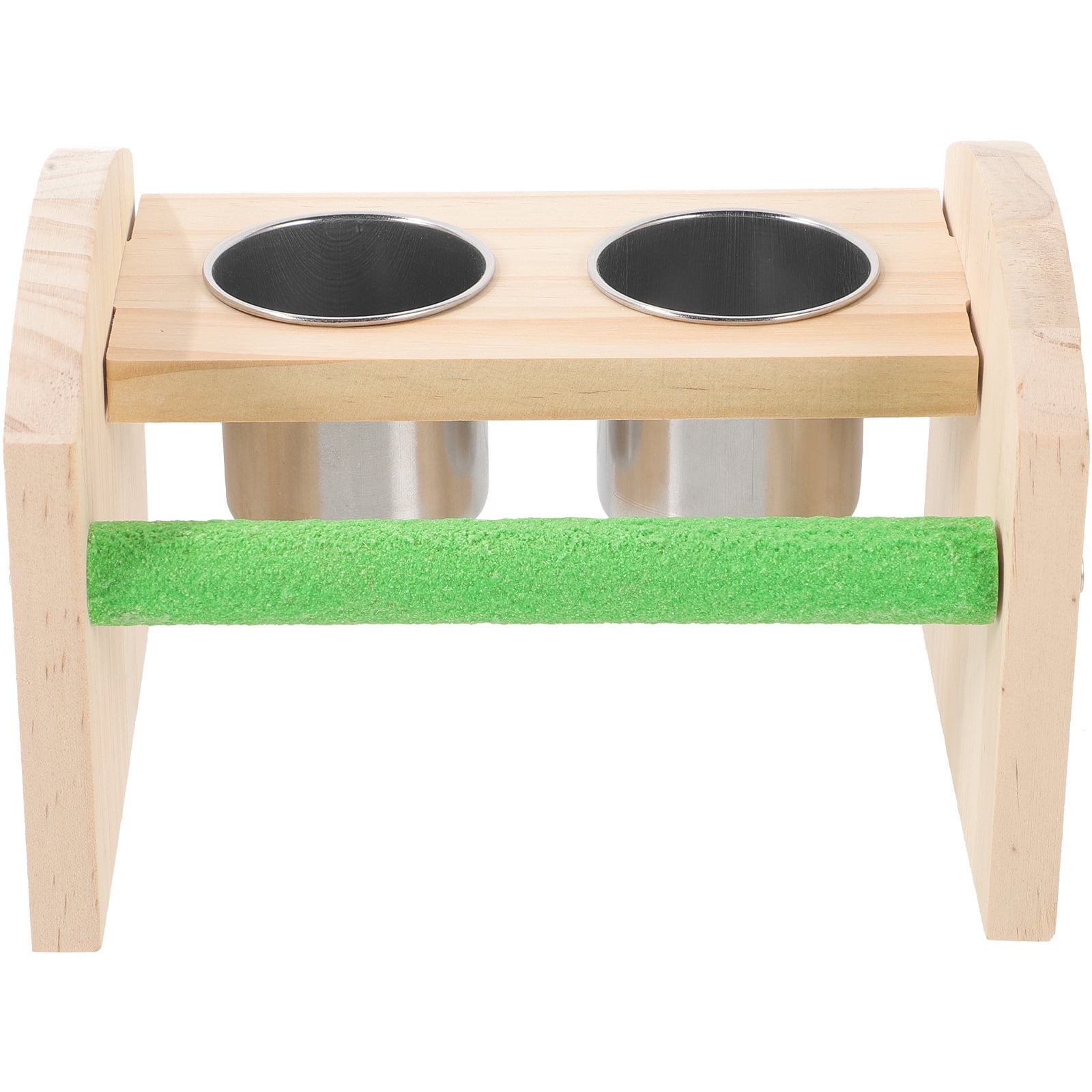 Toys Bird Cage Water Bowl Parrot Birdcage Decor Stand Food Wood