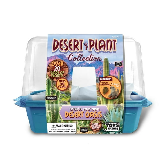 Toys By Nature - Desert Plant Collection - Indoor Micro-Garden Kit