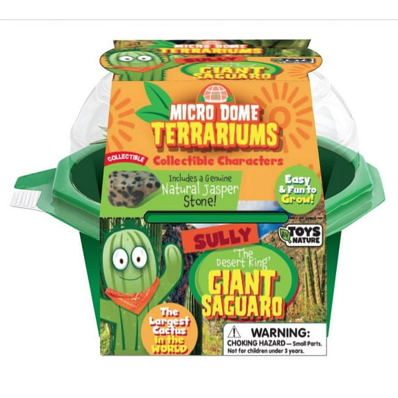 Toys By Nature - Sully the Desert King Giant Saguaro - Indoor Micro-Gardening Kit