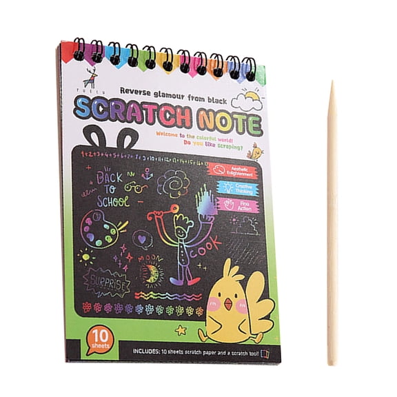 Toys Clearance 2023! CWCWFHZH 1 Piece Kids Art Notes Kids Art Paper Scratch Paper Drawing Pad for Drawing Playing and Writing DIY Toys