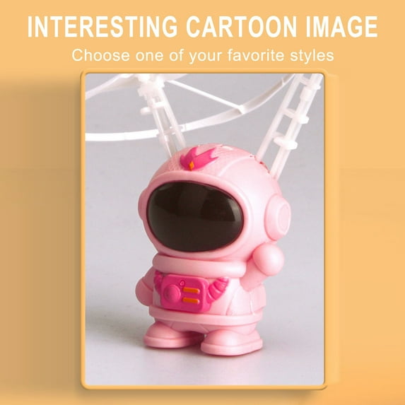 Toys Clearance 2023! CWCWFHZH Astronaut Sensing Aircraft Gesture Sensing Manoeuvre Helicopter Robot Light-emitting Toys Flying Toys