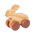 thumbnail image 1 of Toys Clearance 2023! CWCWFHZH Children Wooden Trolley Hand Holding Inertial Toy Car Baby Training Muscles To Grasp Wooden Car Toys Car, 1 of 1