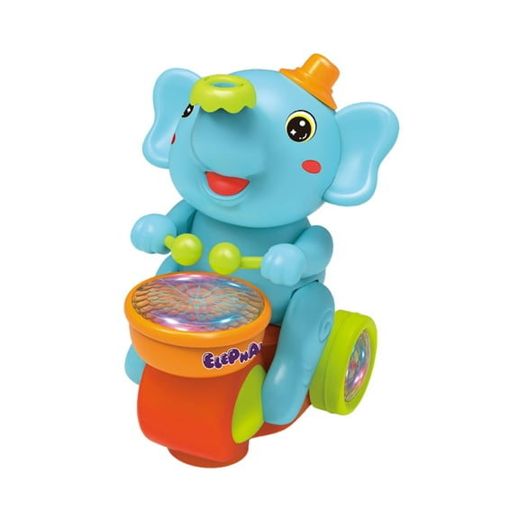 CWCWFHZH Electric Universal Suspension Blowing Ball Little Cute Cool Music Lights Drumming Little Toy Car Education Toys
