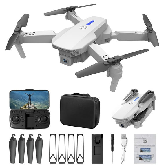 Toys Clearance 2023! CWCWFHZH FPV Drone with Dual 1080P Camera WIFI FPV RC Quadcopter with Headless Mode Follow Me Altitude Hold Toys Gifts for Kids Adults Toys Helicopter