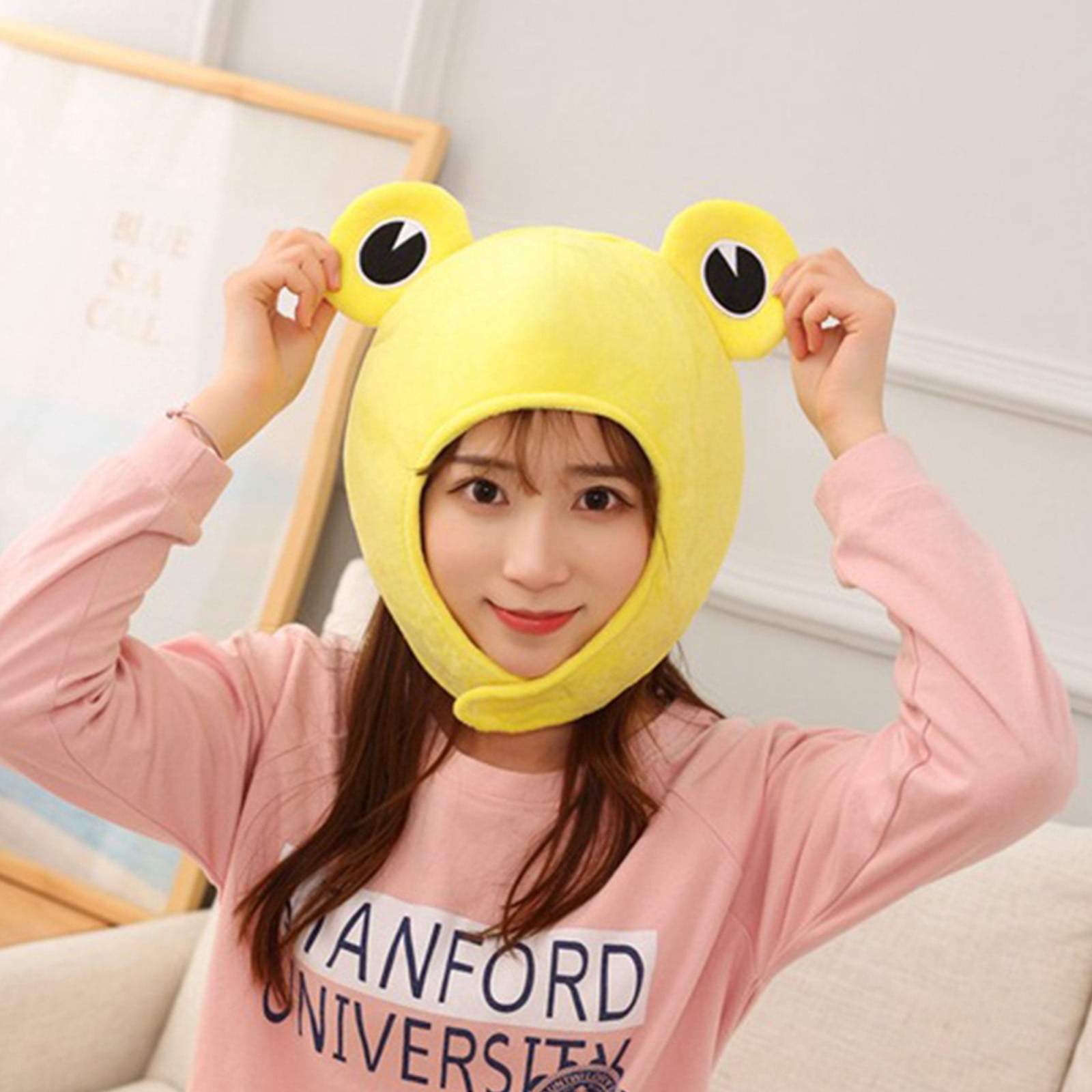 Toys Clearance 2023! CWCWFHZH Funny Adorable Plush -Frog Hat Cosplay ...