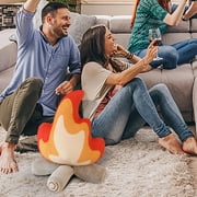 Toys Clearance 2023! CWCWFHZH Funny Plush Toys Soft Simulation Bonfire Stuffed Plushies Doll Fake Fire Firewood Plush Plush Toys