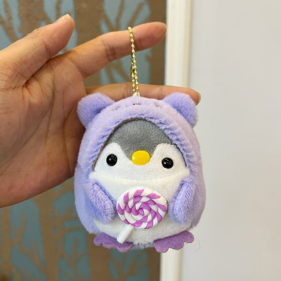 Toys Clearance 2023! CWCWFHZH Lovely Fruit Lollipop Little Penguin Pendant Plush Toy Doll Bag Pendant Gift for Women and Children Plush Toy Plush Toys