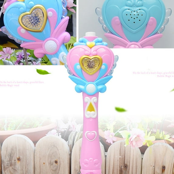 Toys Clearance 2023! CWCWFHZH Musical Light-up Bubble Wand Bubble Wand Bubble Blower 100ml Bubble Makers