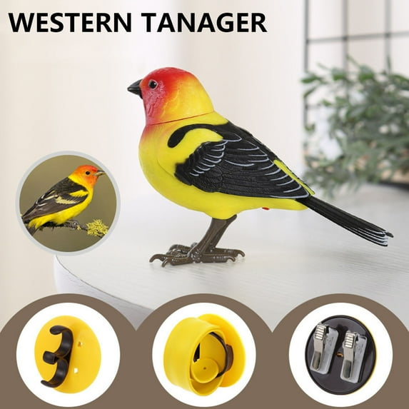 Toys Clearance 2023! CWCWFHZH Sensing Voice-activated Simulation Bird West Knight Imitation Bird Voice Control Control Bird Children Electric Induction Toy Gift Noisemakers Toys