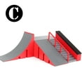 thumbnail image 1 of Toys Clearance 2023! CWCWFHZH Skate Parks Kit Ramp Parts for Finger Skateboard Fingerboard Ramp Skate Parks Fidget Toys, 1 of 3