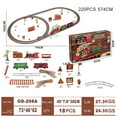 thumbnail image 1 of Toys Clearance 2023! CWCWFHZH Toy Train Set with Lights and Sounds Steam Christmas Train Set Railway Tracks Battery Operated Toys Gift for Kid Toys Train Stations, 1 of 6
