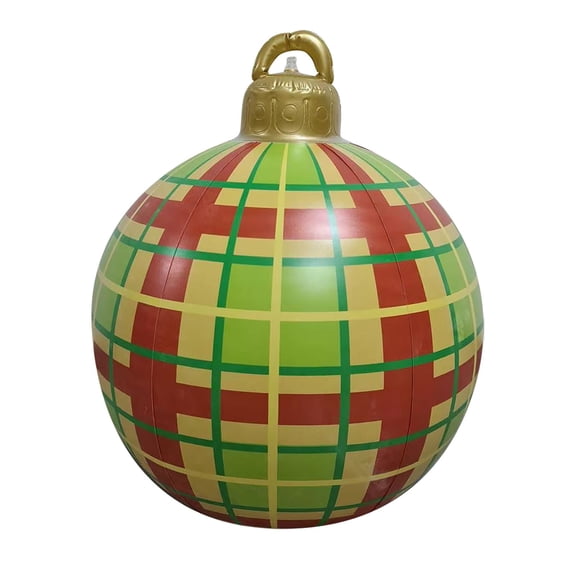 Toys Outdoor Christmas Inflatable Decorated Ball Giant Christmas Inflatable Ball Christmas Tree Decorations Multicolour