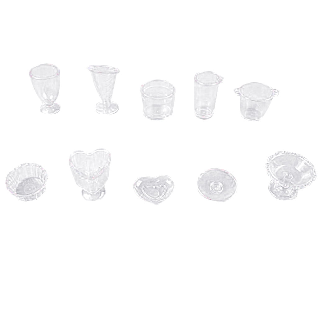 Toys Diy Food Play Accessories Mini Cup Plasticine tool Miniature Food