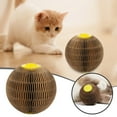 Toys For Cats Refillable Scratcher Ball Kitty's Faithful Reduce And ...