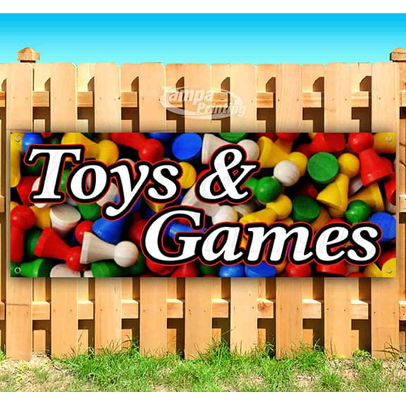 Toys & Games 13 oz Vinyl Banner With Metal Grommets