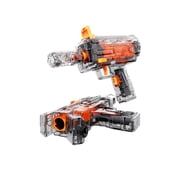 Toys Gun Transparent Mini Foam Blaster Includes 30 Soft Foam Darts and Usb Charging Cable Safe Toys Blaster for Student Ages 8+ for Backyard Play Indoor Group Activities