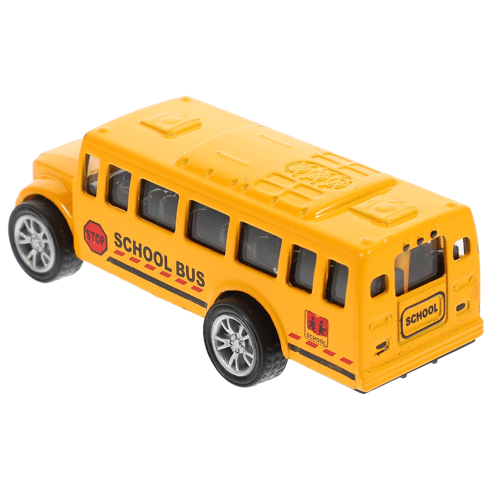 Toys Inertia Bus Model Pull Back Car for Children Alloy