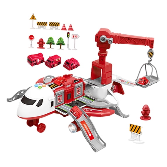 Toys Inertia Developmental Games Popular Science Plane for Birthday Children - Fire fighting
