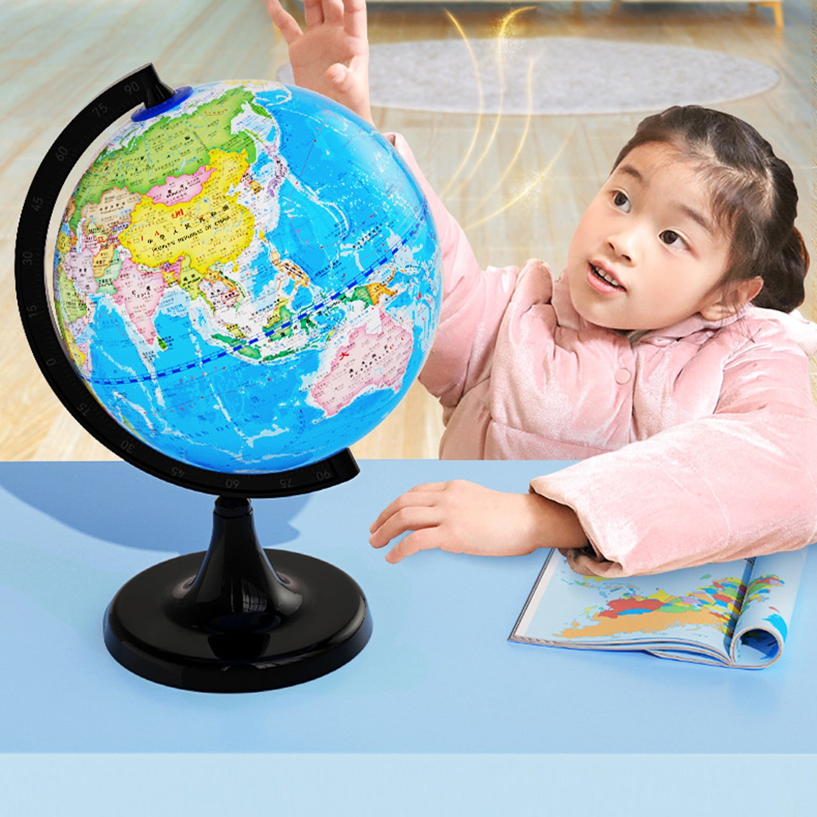 Toys for Kids Ages 4-8 High Definition Earth Model Students Use World ...