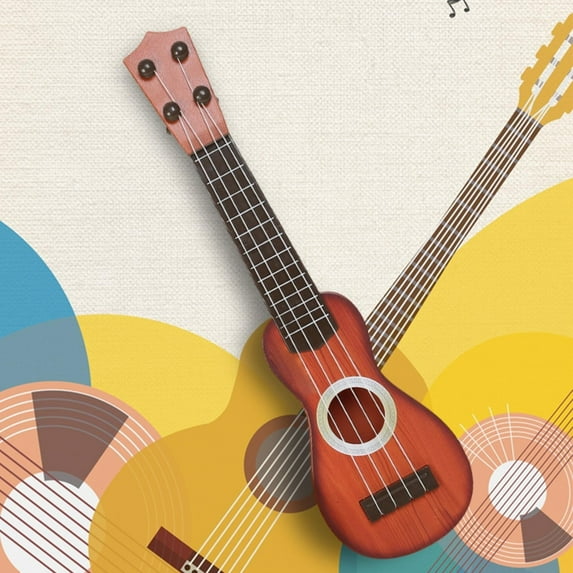 Toys for Kids Ages 4-8 Kids Guitar Ukulele Beginner Musical Instrument 14 Inches with 4 Strings Mini Guitar for Skill Improving Kids Play Early Educational Pre School Children Toddler