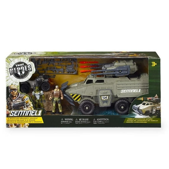 Toys"R"Us True Heroes Sentinel One 6-Wheeled Armored Vehicle Action Figure