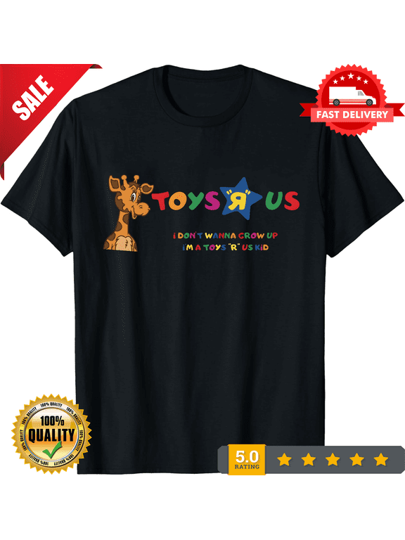 Toys R Us Vintage 90s Retro Nostalgia T-Shirt Softstyle Tee, NEW TRENDING ITEM-TH83031
