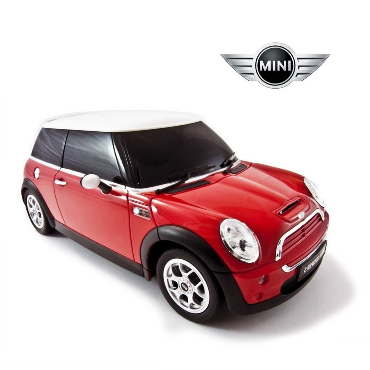 Toys RC Mini Cooper 1:14 Scale | Red - Walmart.com