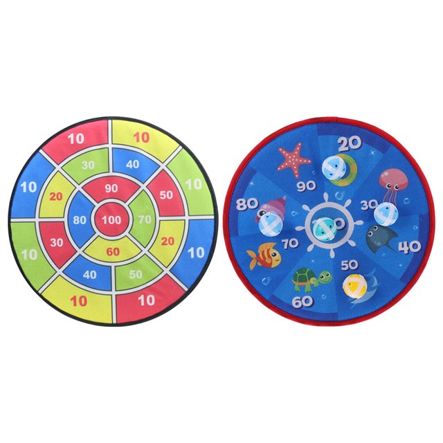Toys Sticky Ball Kids Dart Board Game Outdoor Dartboard Wall Puzzle