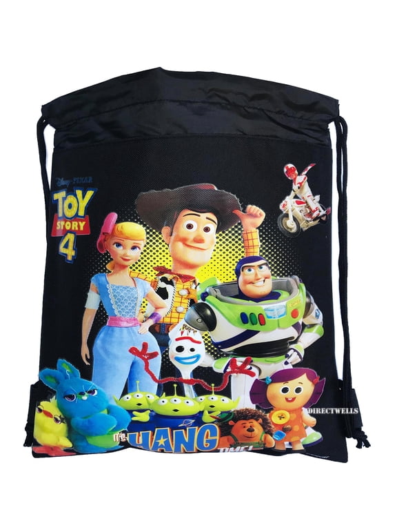Toys Story Black Drawstring Bag