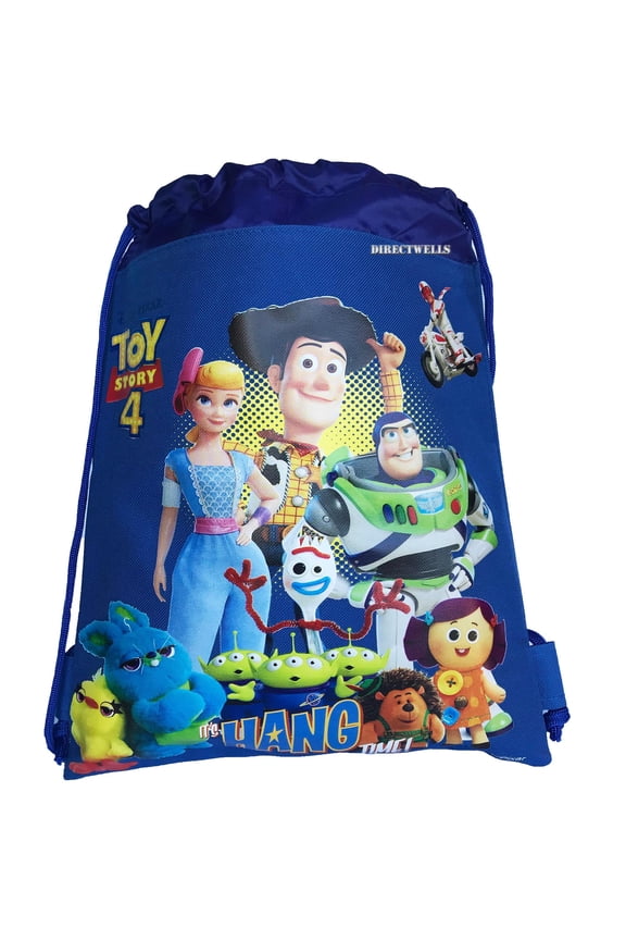 Toys Story Blue Drawstring Bag