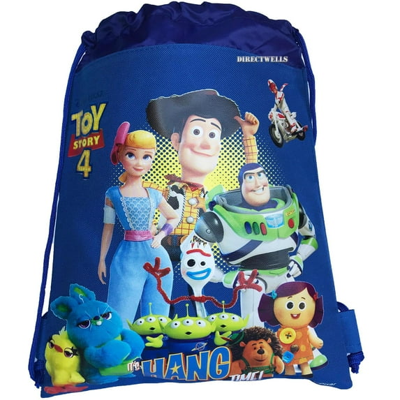 Toys Story Blue Drawstring Bag