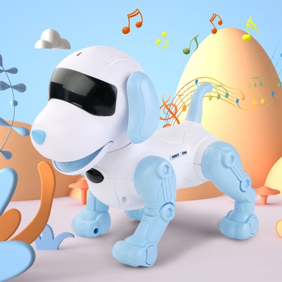 Toys for 2-4 Ages, Intelligent Programming Robot Dog Remote Control Robot Pet Dog Singing Boys and Girls Educational Toys Toy Savings