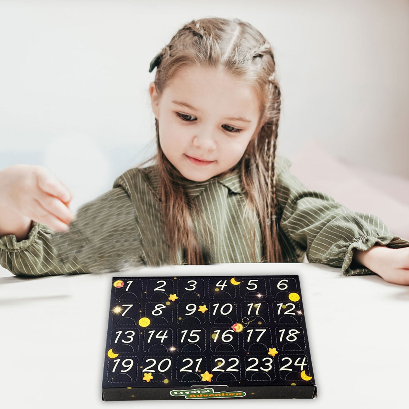 Toys for 24 Ages, Natural Crystal 24 Stone Standard Set Kids Toddlers