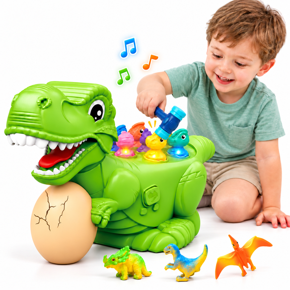 Toys for Boys 3-6 Years, Whack Mole Game for Boy Toys 3-5, Birthday Gift for Toddler Boy Girl
