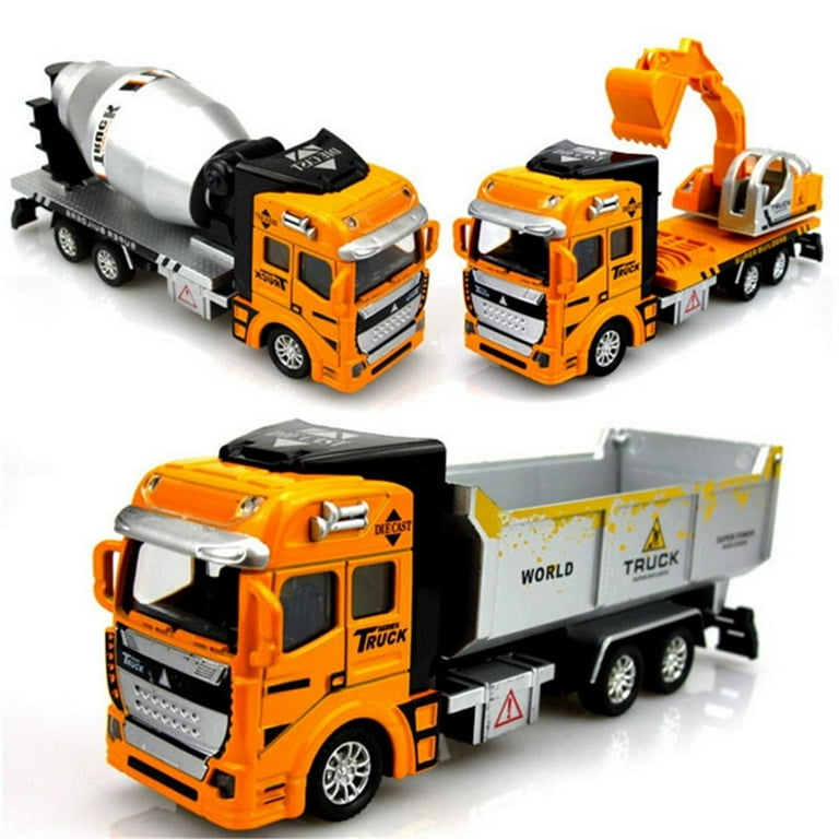 Toys for Boys, Pull Back Construction Vehicles for Kids, Dump