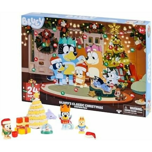 Toys for Girls and Boys, 24 Days of Surprises, Kids Advent Calendar w/Accessories, Stickers & Mini Christmas Tree