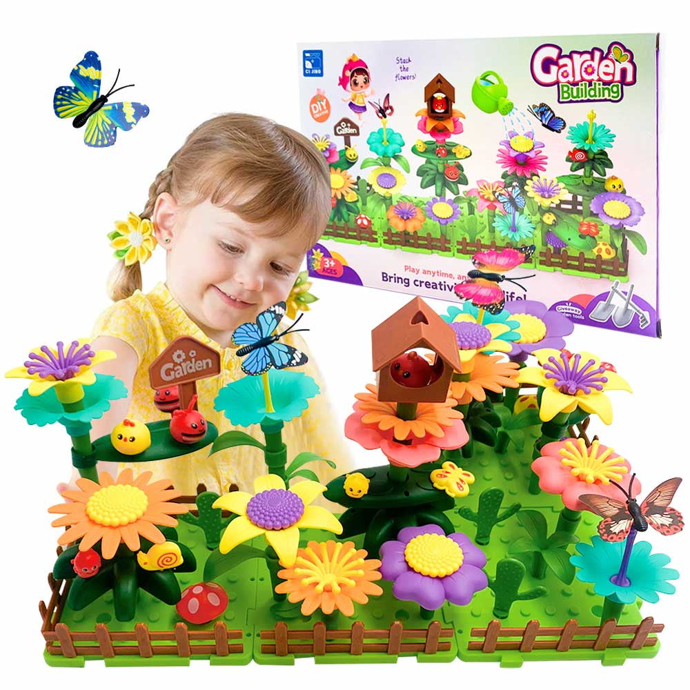Toys for Toddler Girl Age 2 3 4 5, Building Blocks Stacking Toys for 2 3 4 Year Old Girls, 118PCS