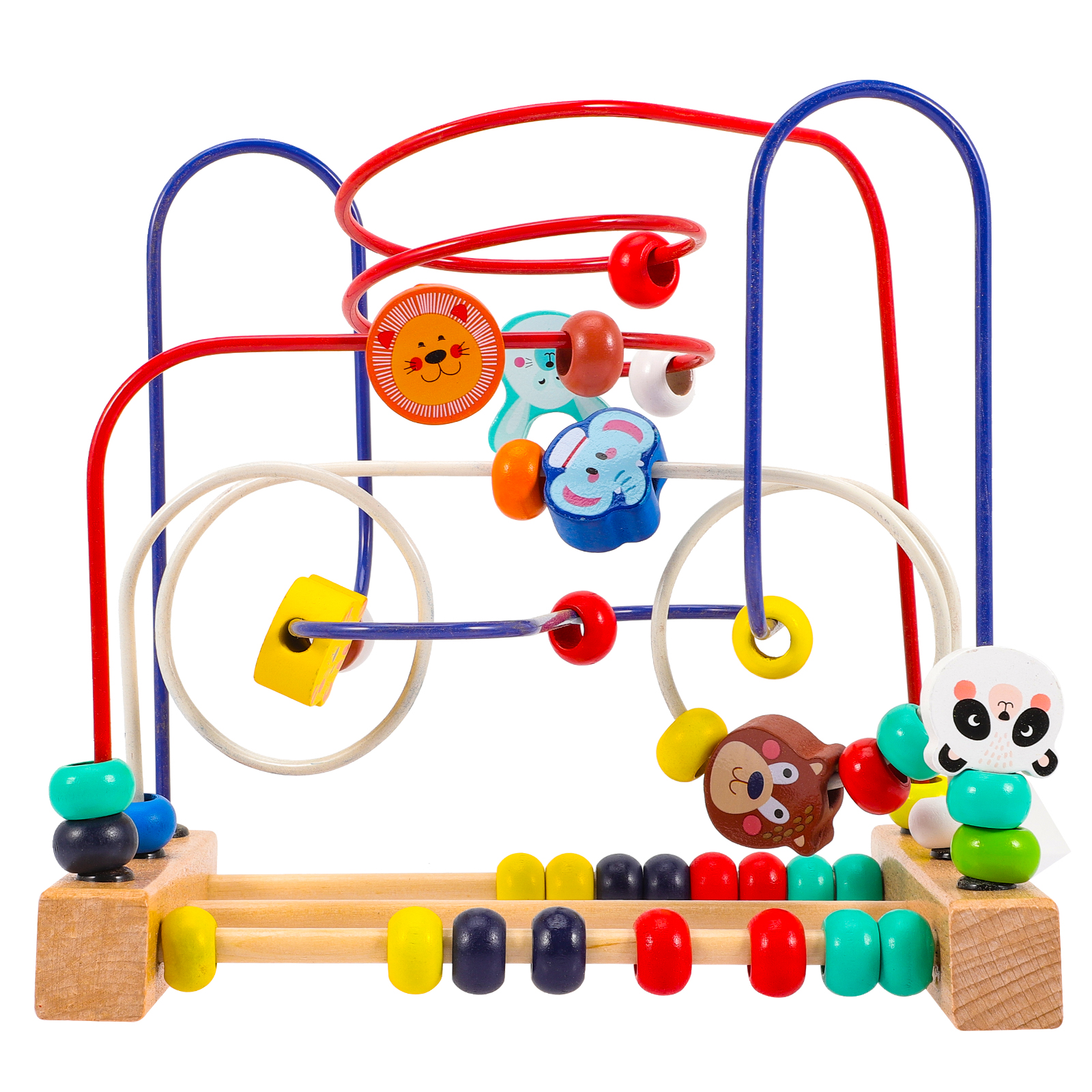Toys for Toddlers Wooden Activity Bead Maze Parentchild Kids Playing