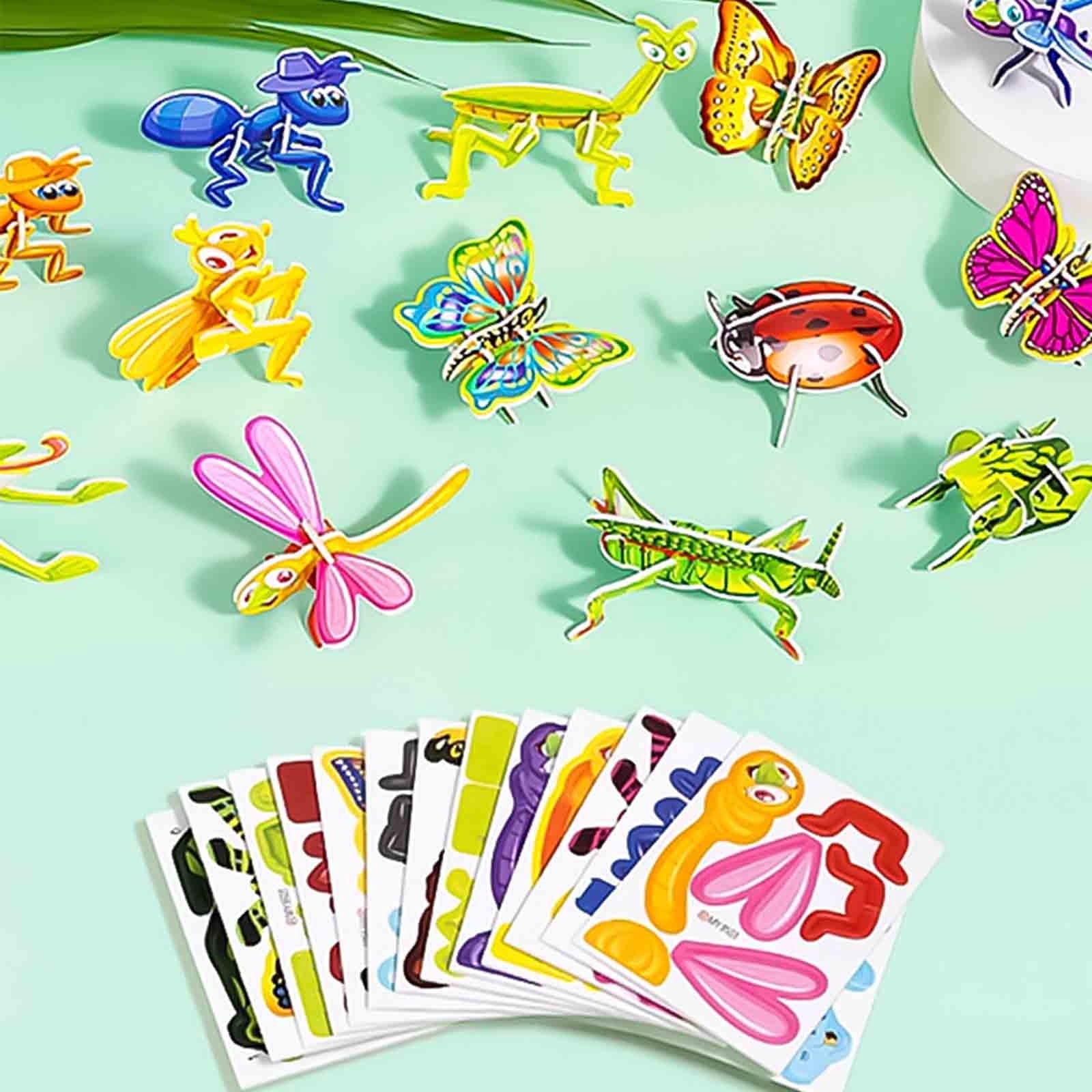 ToysYGift 3D Cartoon Puzzle Toys ,3D Animal Dinosaur Airplane Insect ...