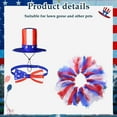 thumbnail image 1 of ToysYGift 4th of July Porch Goose Outfits Silly Porch Goose Clothes For Cement Goose USA Flag Hat Skirt Bow Tie Yard Decor for Memorial Day Outdoor Garden Decor, 1 of 3