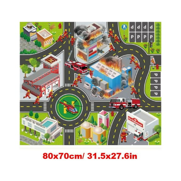 ToysYGift Baby Crawling Mat,Baby Play Mat for Floor,Cotton Educational Tummy Time Mat, Foldable Non-Slip Super Soft Padded Baby Playmat for Playing Area Rug for Infants Toddlers Boys Girls