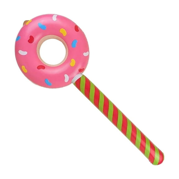 ToysYGift Birthday Party Decorations Inflatable Donut Lollipop Large Inflatable Candy Balloons Float Donut Shape Balloon Lollipop Stick Candy Themed Birthday Decorations for Kids