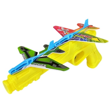 ToysYGift Airplane Launcher Toys, Glider Plane Foam Plane Toy Outdoor Toys for Kids Ages 3 4 5 6 7 8 9 10 11 12 Year Old Boys & Girls Birthday Gift, Educational Flying Kids Toys