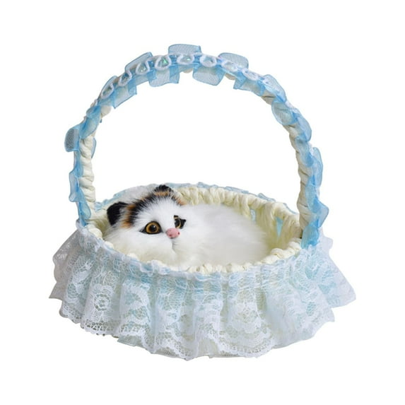 ToysYGift Plush Toys Cat for Kids Simulation Animals Toy Will Call The Doll Toy Kids Birthday Party Gifts Stuffed Toys for Kids with Leash Easter Christmas Birthday Gift for Toddlers Kids