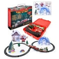 thumbnail image 1 of ToysYGift Toys Toys for Girls Boys 3-6 Years Lights And Sounds Christmas Train Set Railway Tracks Toys Train Gift, 1 of 9